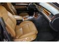 Amaretto/Black Valcona Leather Interior Photo for 2009 Audi A8 #51558213