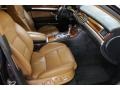 Amaretto/Black Valcona Leather 2009 Audi A8 L 4.2 quattro Interior