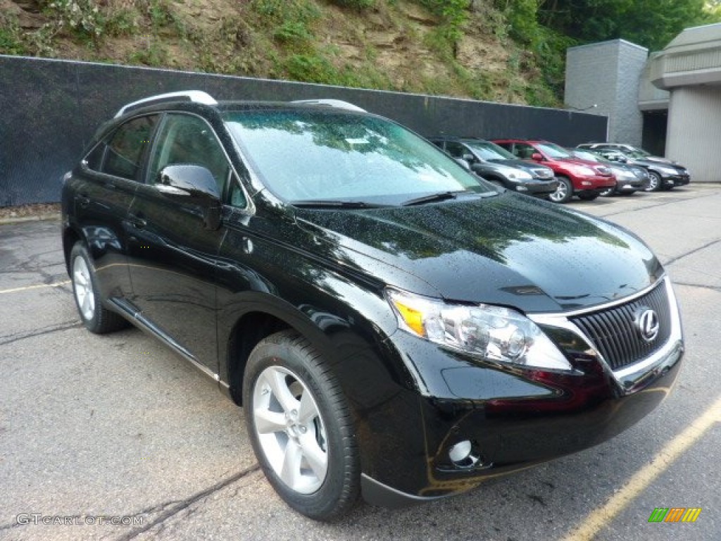 Obsidian Black 2011 Lexus RX 350 AWD Exterior Photo #51558540