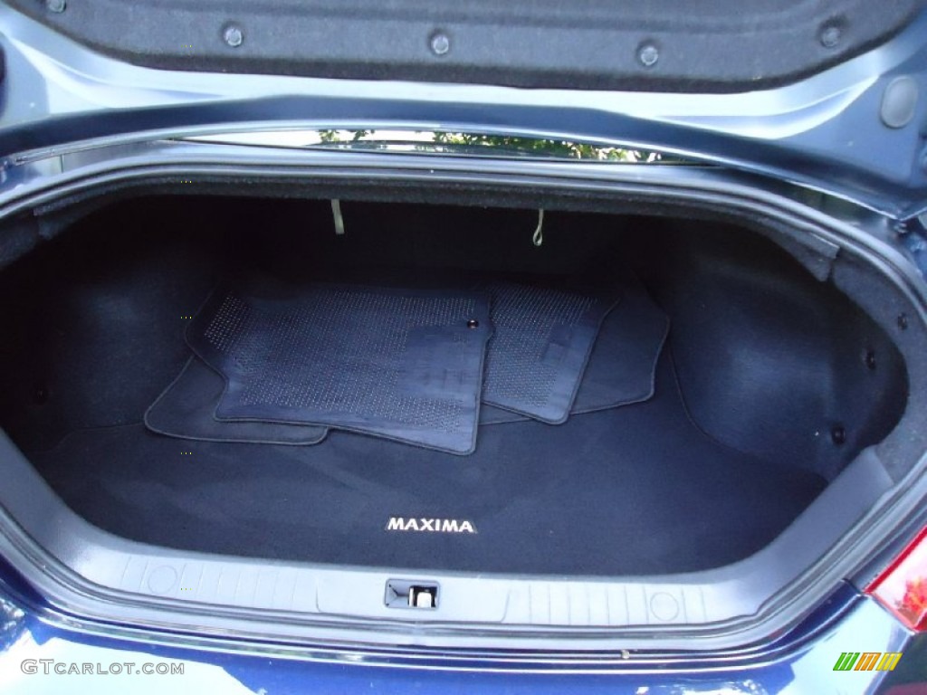 2009 Maxima 3.5 S - Navy Blue Metallic / Charcoal photo #11