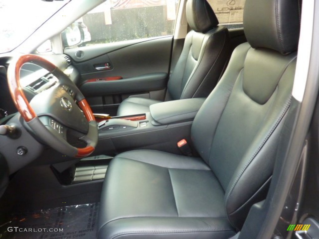 Black Interior 2011 Lexus RX 350 AWD Photo #51558609