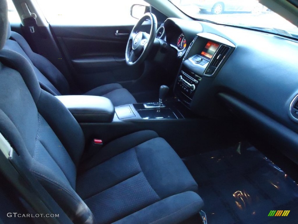 2009 Maxima 3.5 S - Navy Blue Metallic / Charcoal photo #13