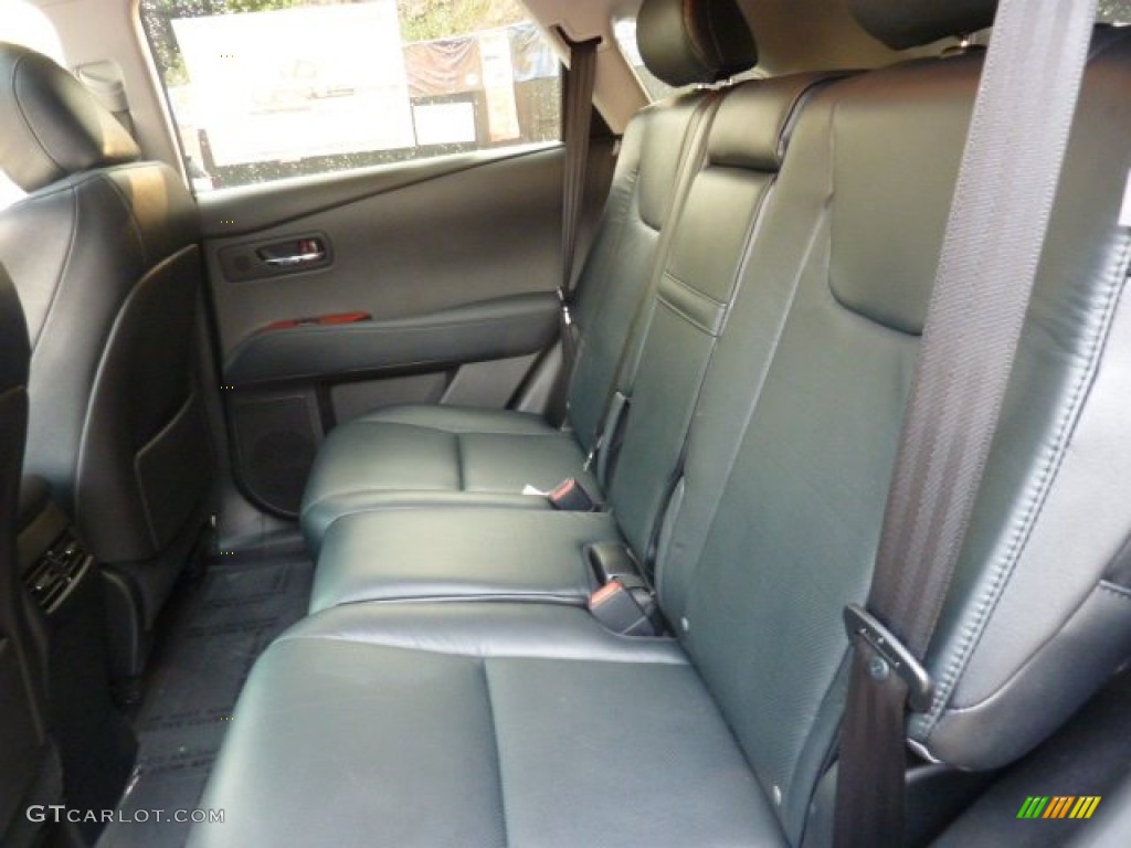Black Interior 2011 Lexus RX 350 AWD Photo #51558624