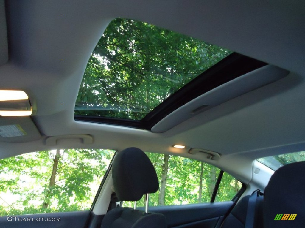 2009 Maxima 3.5 S - Navy Blue Metallic / Charcoal photo #28