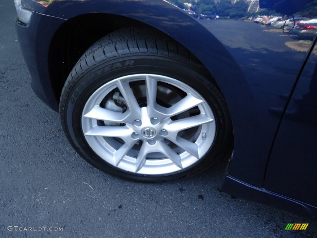 2009 Maxima 3.5 S - Navy Blue Metallic / Charcoal photo #30
