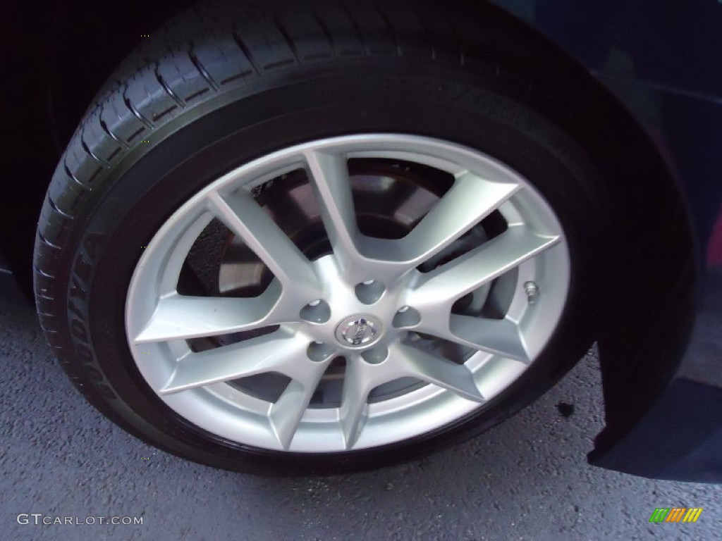 2009 Maxima 3.5 S - Navy Blue Metallic / Charcoal photo #31