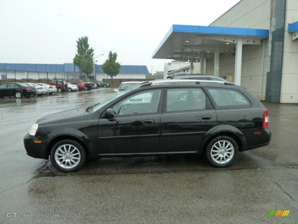 Fantasy Black Metallic 2005 Suzuki Forenza LX Wagon Exterior Photo #51560109