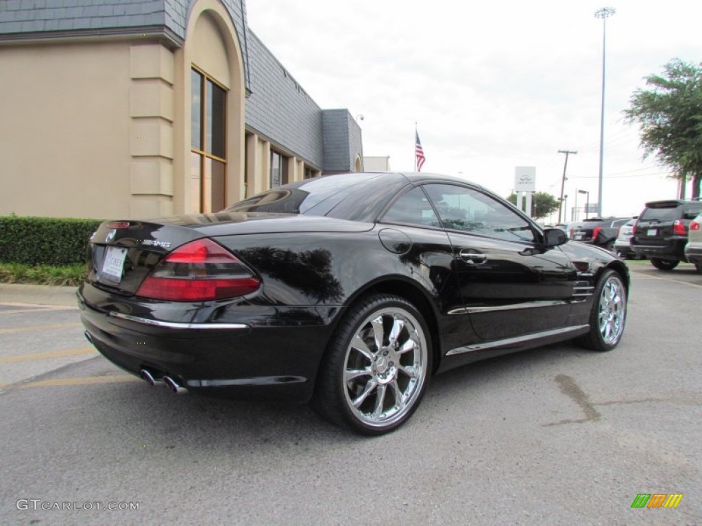 2005 SL 55 AMG Roadster - designo Mocha Black Metallic / Berry Red/Charcoal photo #7