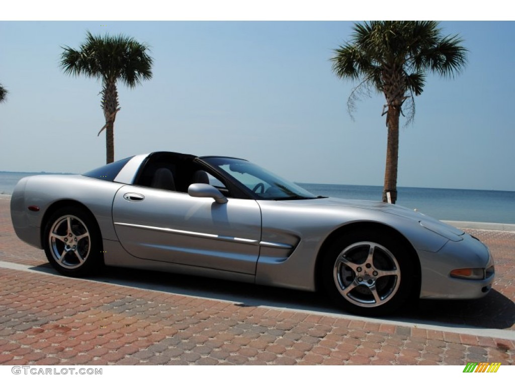 Sebring Silver Metallic 1998 Chevrolet Corvette Coupe Exterior Photo #51561060