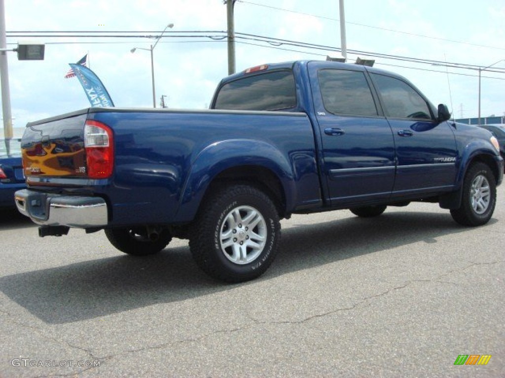 2005 Tundra SR5 Double Cab - Spectra Blue Mica / Light Charcoal photo #4