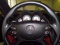 2005 Mercedes-Benz SL Berry Red/Charcoal Interior Steering Wheel Photo