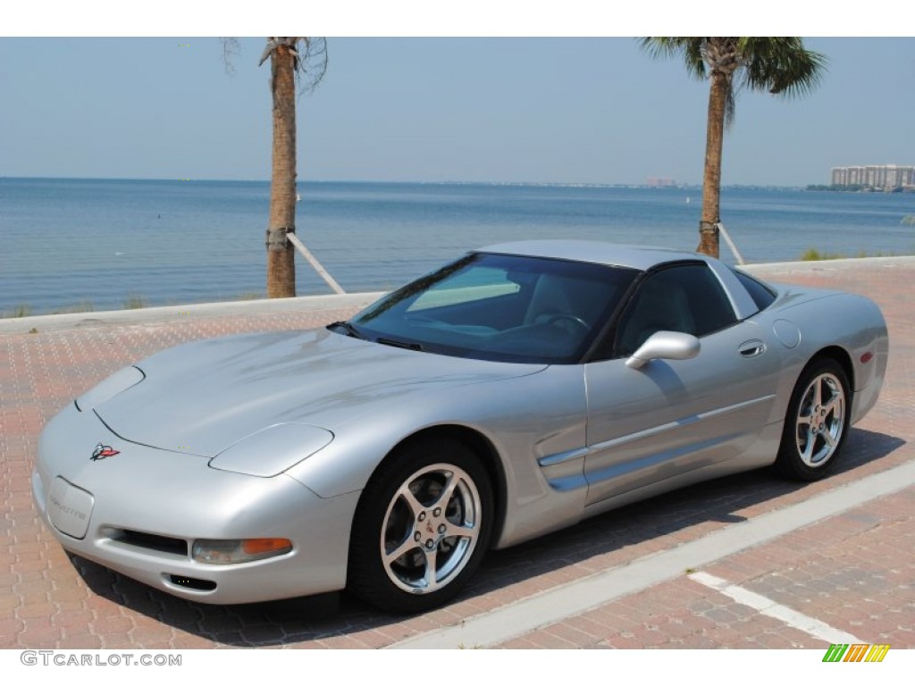 Sebring Silver Metallic 1998 Chevrolet Corvette Coupe Exterior Photo #51561096