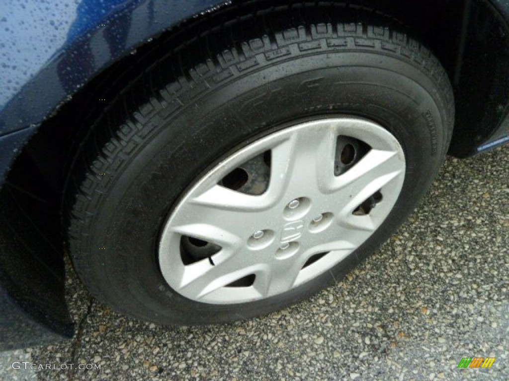 2003 Civic LX Sedan - Royal Blue / Gray photo #9