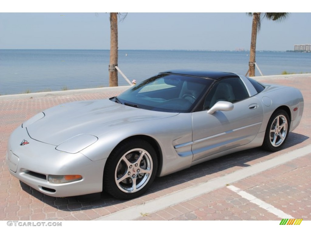 Sebring Silver Metallic 1998 Chevrolet Corvette Coupe Exterior Photo #51561138