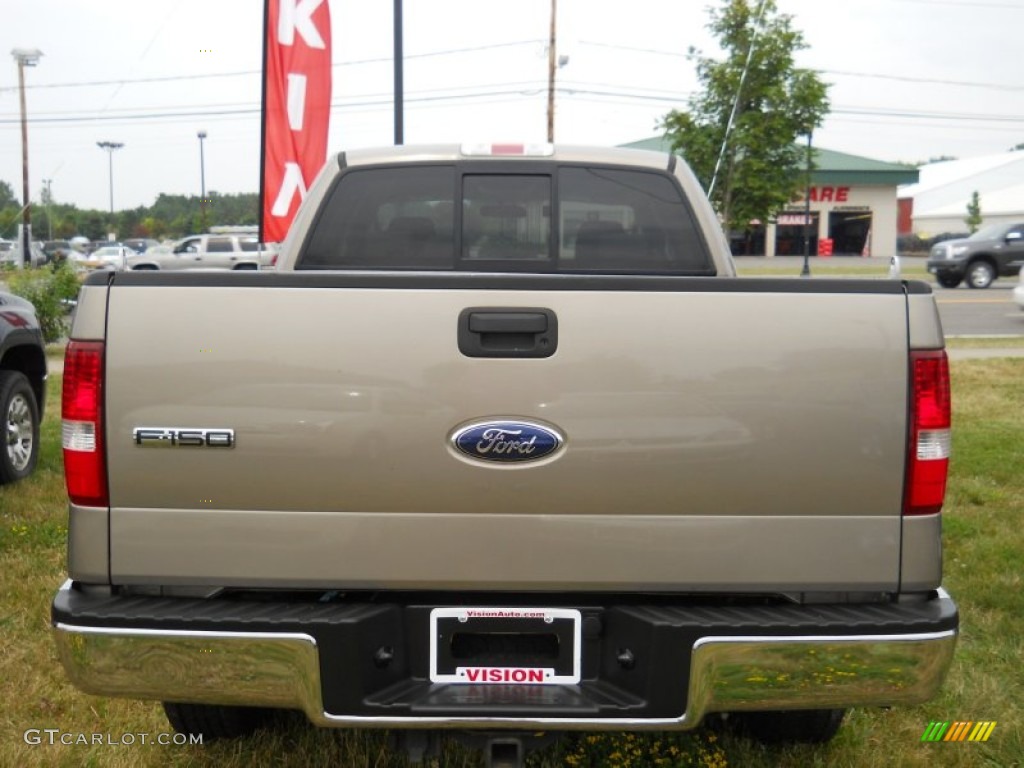 2006 F150 XLT SuperCab 4x4 - Arizona Beige Metallic / Tan photo #13