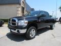 2007 Brilliant Black Dodge Ram 2500 Big Horn Edition Quad Cab 4x4  photo #3