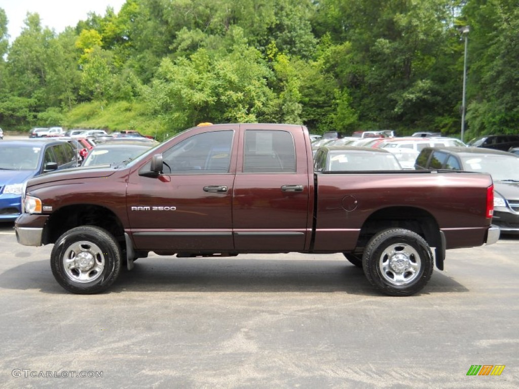 Deep Molten Red Pearl 2005 Dodge Ram 2500 SLT Quad Cab 4x4 Exterior Photo #51562260