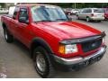 2002 Bright Red Ford Ranger XLT FX4 SuperCab 4x4  photo #11