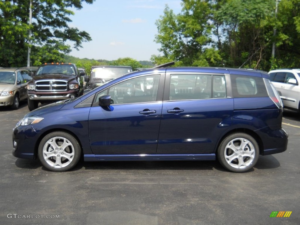 Stormy Blue Mica 2010 Mazda MAZDA5 Grand Touring Exterior Photo #51562602