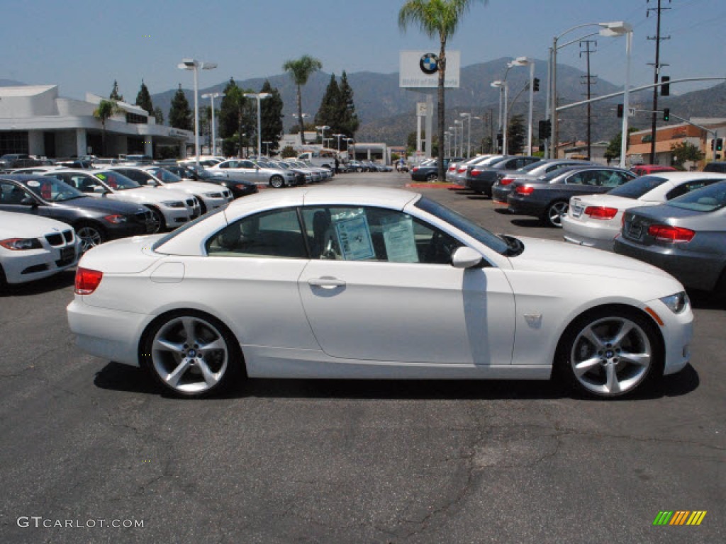 2008 3 Series 335i Convertible - Alpine White / Cream Beige photo #3