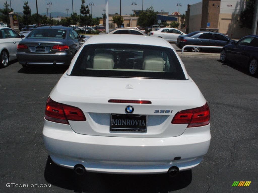 2008 3 Series 335i Convertible - Alpine White / Cream Beige photo #9