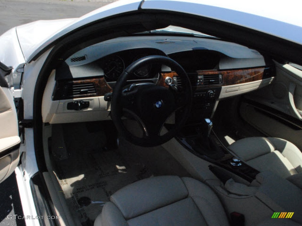 2008 3 Series 335i Convertible - Alpine White / Cream Beige photo #13