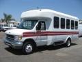 Oxford White 1999 Ford E Series Cutaway E450 Commercial Bus Exterior