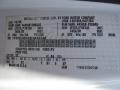 YZ: Oxford White 1999 Ford E Series Cutaway E450 Commercial Bus Color Code
