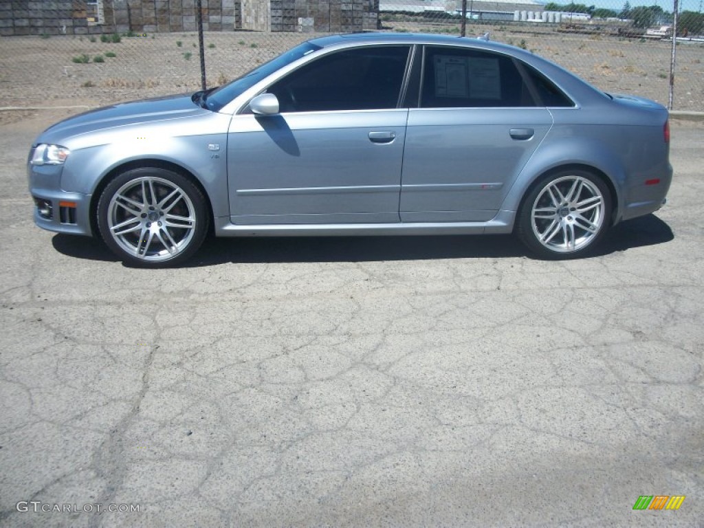 Avus Silver Pearl Effect 2007 Audi RS4 4.2 quattro Sedan Exterior Photo #51564522