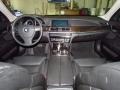 Black Nappa Leather 2010 BMW 7 Series 750Li Sedan Dashboard