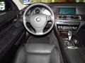Black Nappa Leather Dashboard Photo for 2010 BMW 7 Series #51564567