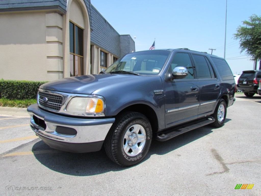 Light Denim Blue Metallic 1998 Ford Expedition XLT Exterior Photo #51564735