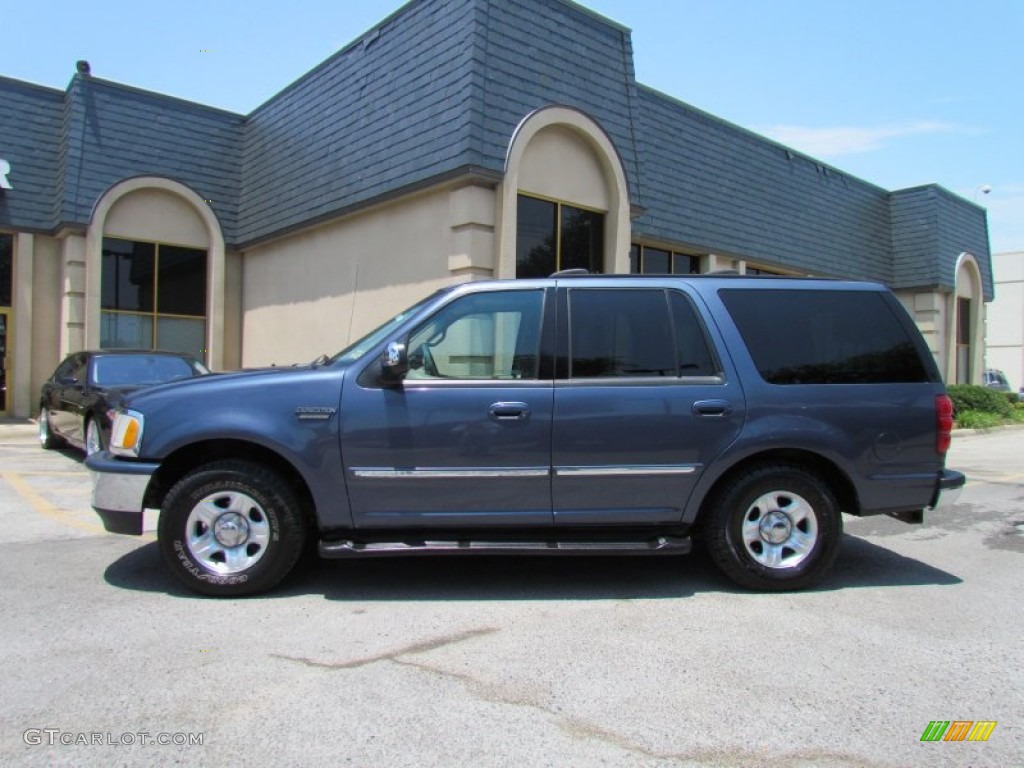 1998 Expedition XLT - Light Denim Blue Metallic / Medium Prairie Tan photo #4