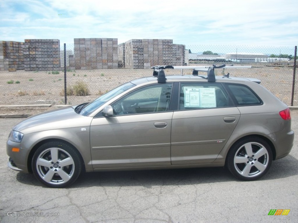 2007 A3 3.2 quattro - Dakar Beige Metallic / Beige photo #3