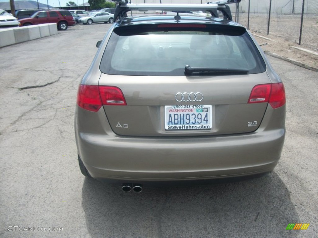 2007 A3 3.2 quattro - Dakar Beige Metallic / Beige photo #4