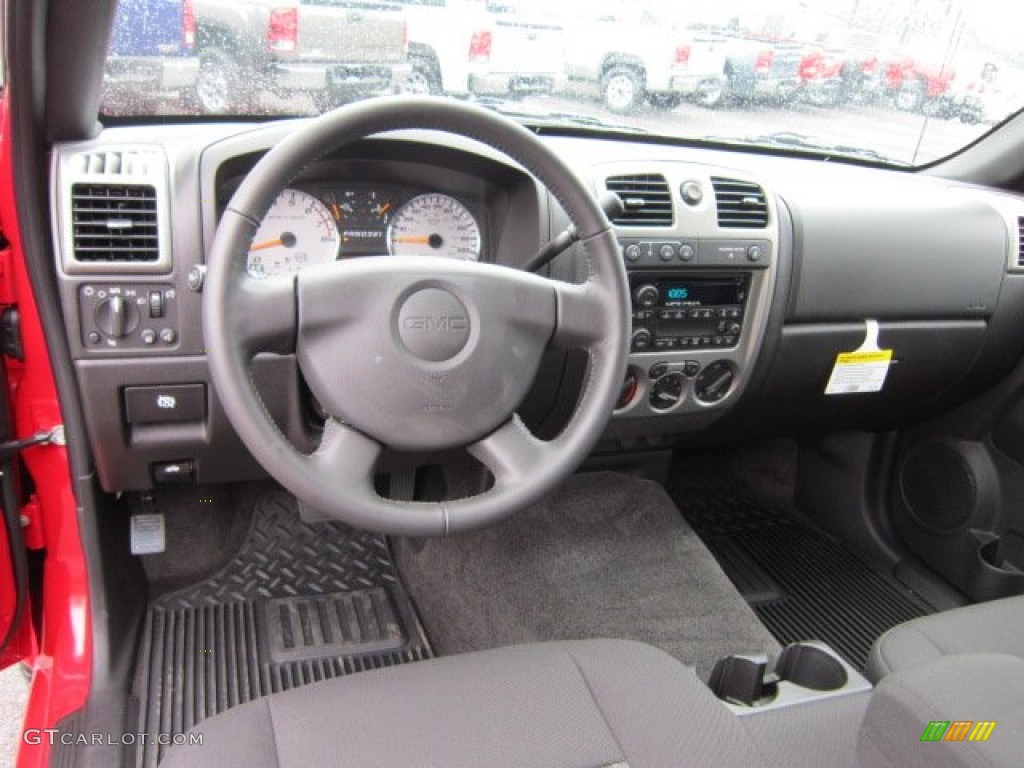 2011 GMC Canyon SLE Extended Cab 4x4 Ebony Dashboard Photo #51565614