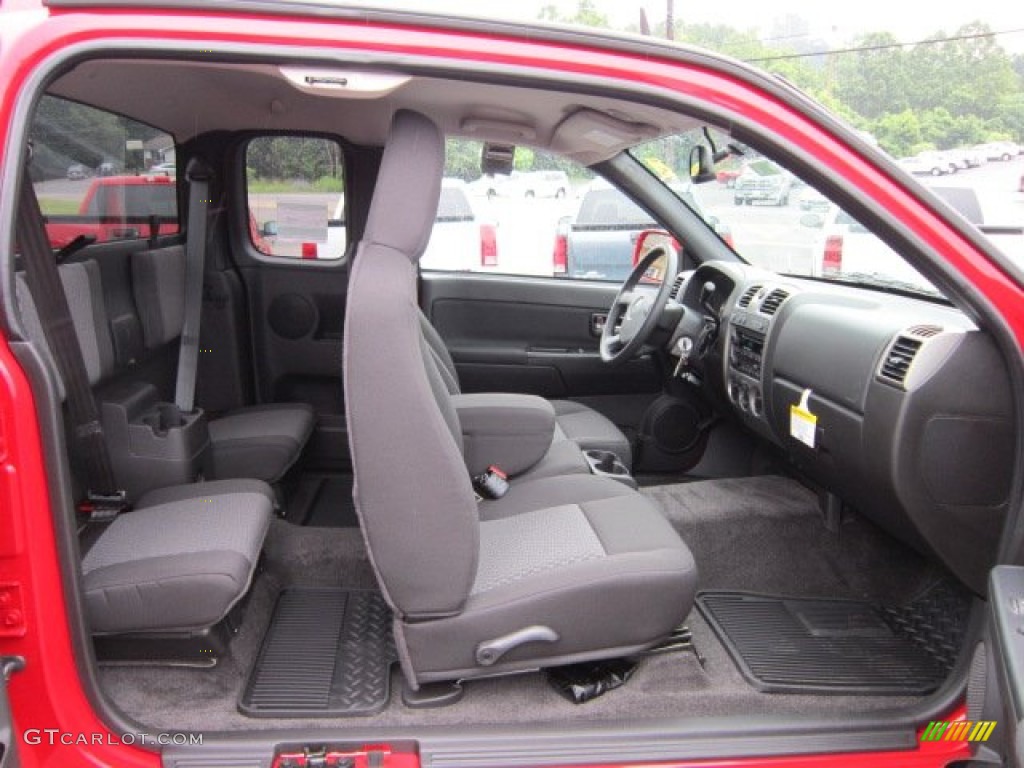 Ebony Interior 2011 GMC Canyon SLE Extended Cab 4x4 Photo #51565641