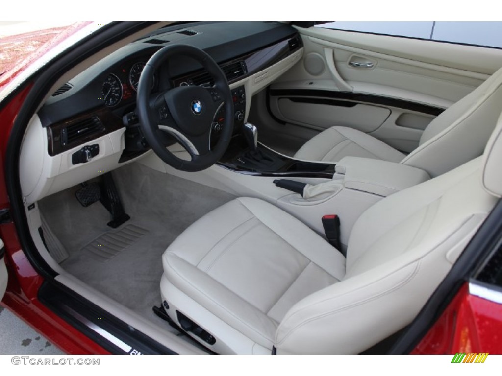 Cream Beige Interior 2010 BMW 3 Series 328i xDrive Coupe Photo #51565694