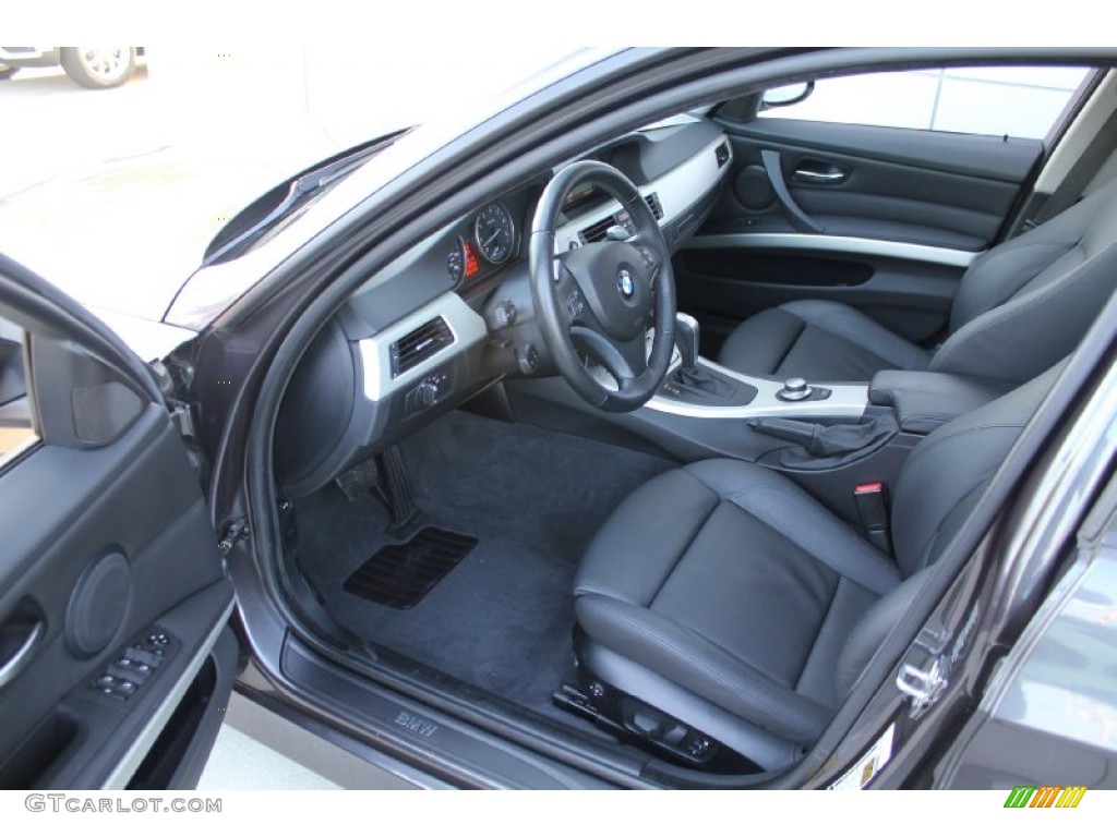 2008 3 Series 328xi Sedan - Sparkling Graphite Metallic / Black photo #10