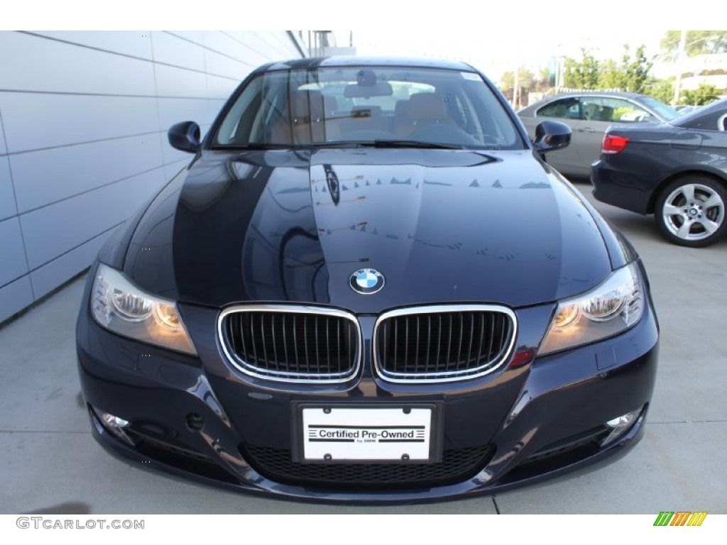 2010 3 Series 328i xDrive Sedan - Monaco Blue Metallic / Saddle Brown Dakota Leather photo #2