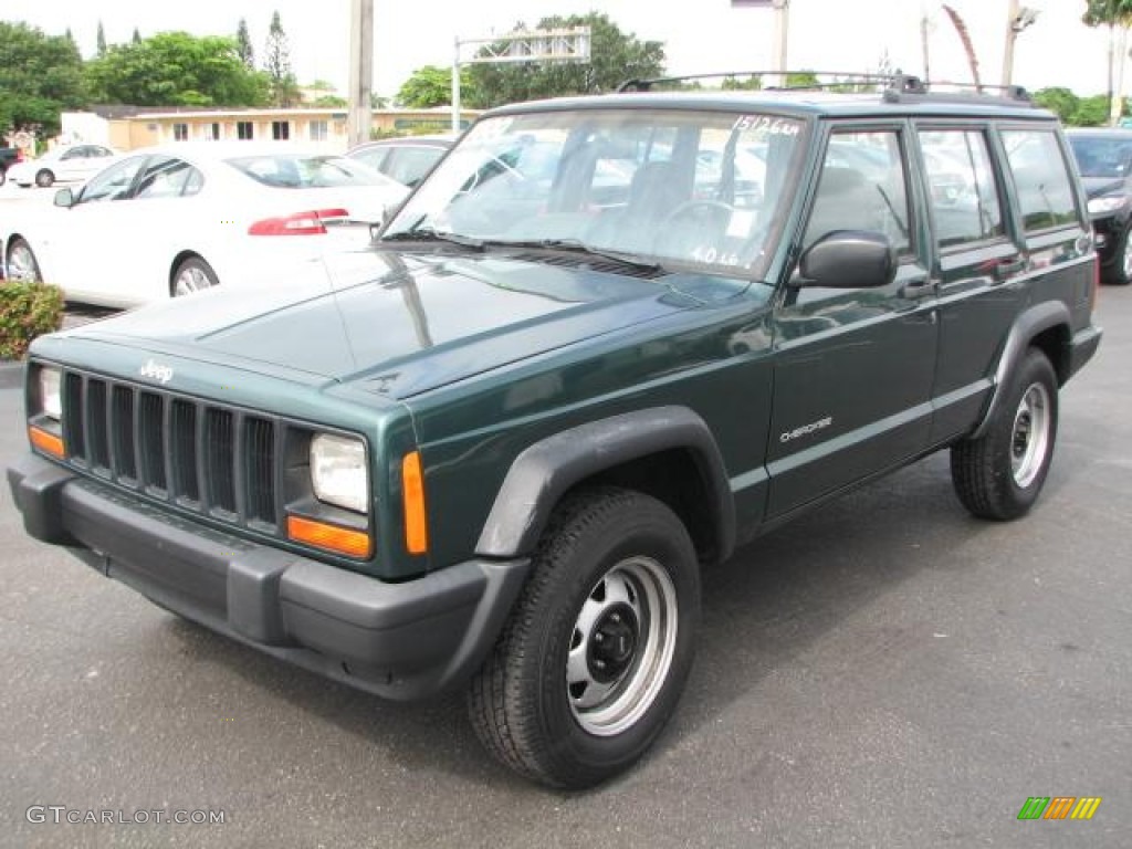 1999 Cherokee SE - Forest Green Pearl / Agate photo #5