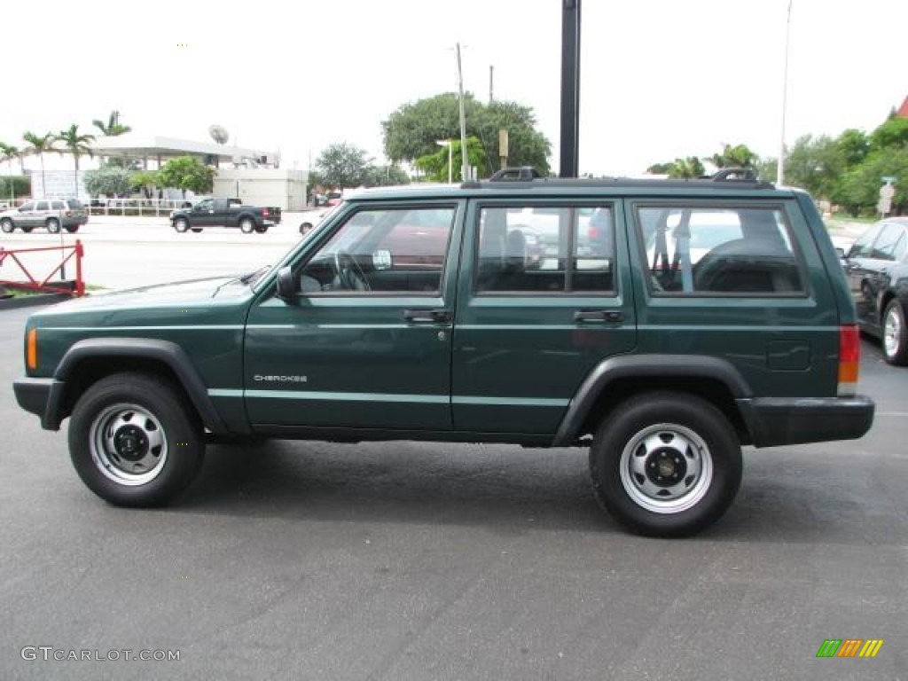 Forest Green Pearl 1999 Jeep Cherokee SE Exterior Photo #51566265