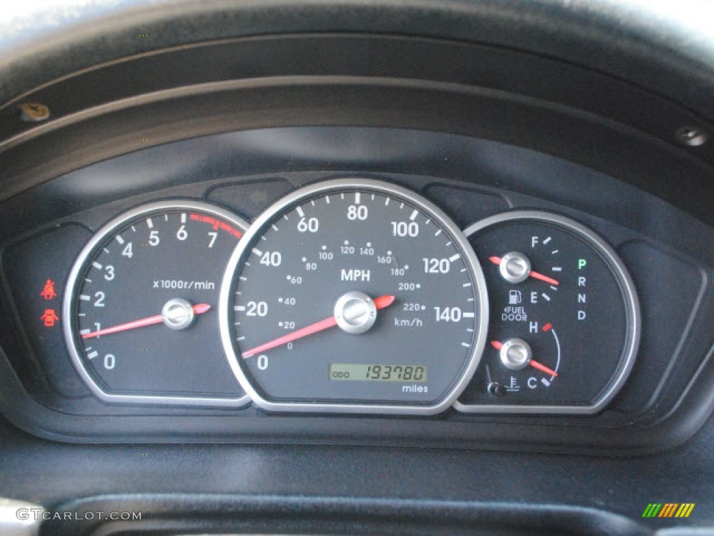 2004 Mitsubishi Endeavor LS AWD Gauges Photo #51566322