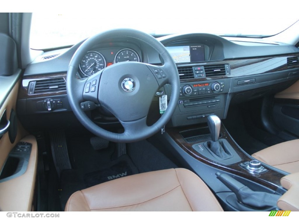 2010 3 Series 328i xDrive Sedan - Monaco Blue Metallic / Saddle Brown Dakota Leather photo #11