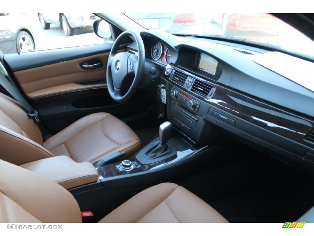 2010 3 Series 328i xDrive Sedan - Monaco Blue Metallic / Saddle Brown Dakota Leather photo #12