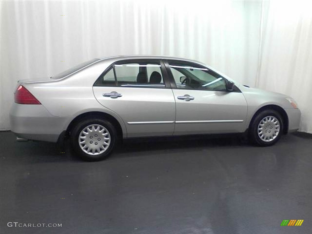 2006 Accord Value Package Sedan - Alabaster Silver Metallic / Black photo #17