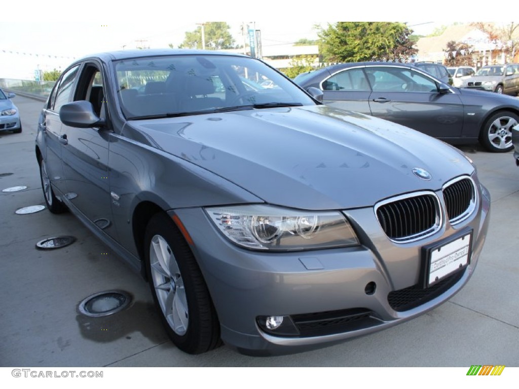 2010 3 Series 328i xDrive Sedan - Space Gray Metallic / Black photo #7