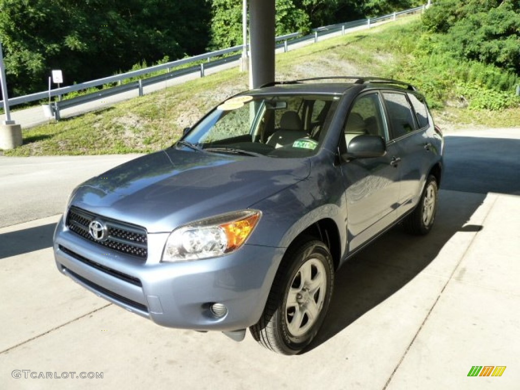 2007 RAV4 I4 - Pacific Blue Metallic / Taupe photo #5