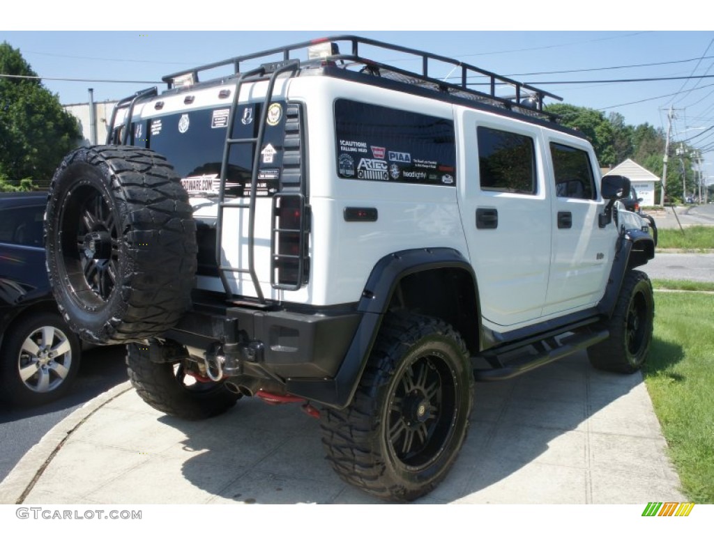 2003 H2 SUV - White / Wheat photo #2