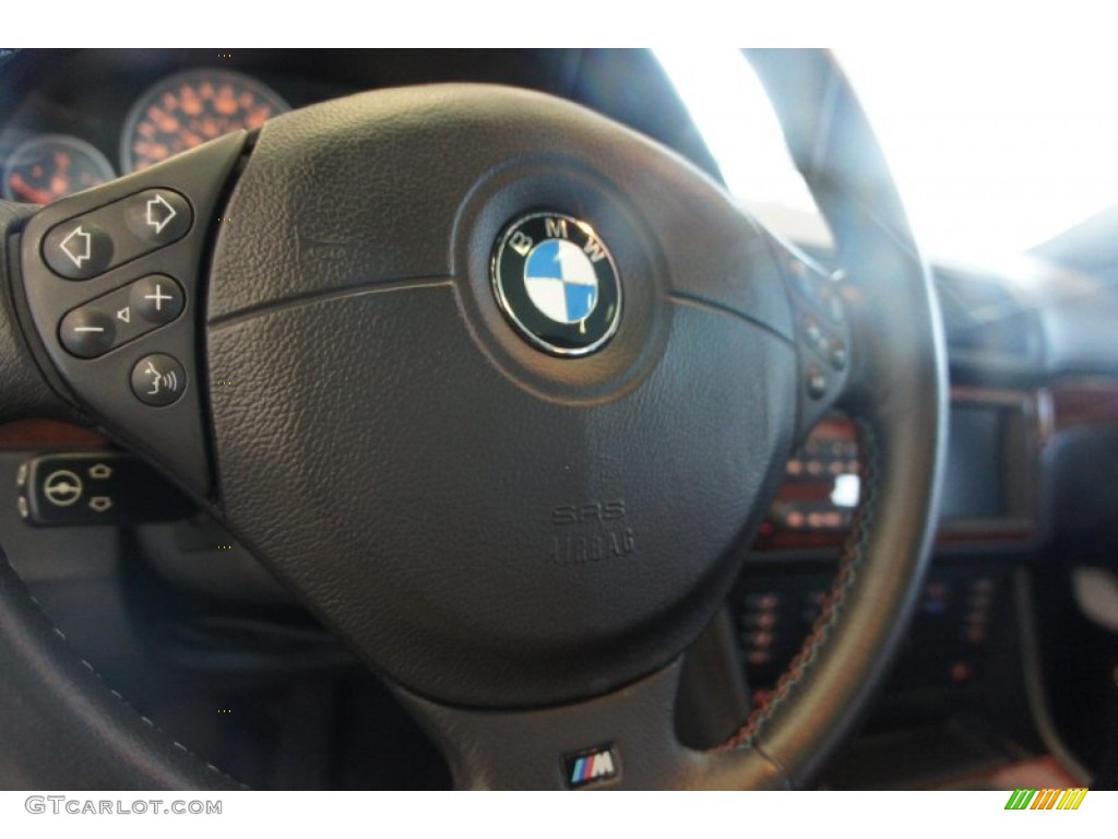 2000 BMW M5 Standard M5 Model Black Steering Wheel Photo #51568464